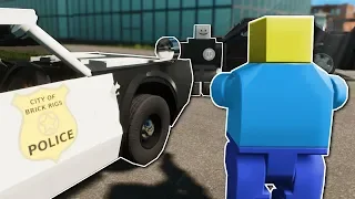 POLICE CHASE IN NEW CITY! - Brick Rigs Multiplayer Gameplay - Lego Cops and Robbers