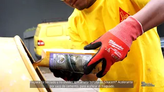 ¡Tu concreto puede secar más rápido!, con SikaCem® Acelerante.