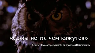 «Совы не то, чем кажутся». Лекция «Как смотреть кино?»