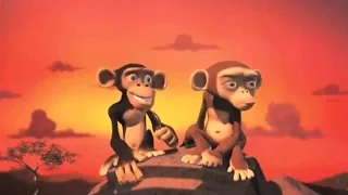 Очень смешные  мультики для детей и взрослых лучшие мультфильмы, Мультик про приколистую обезьяну.
