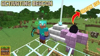 Activating beacon & enderdragon egg in minecraft/tamil/on vtg!