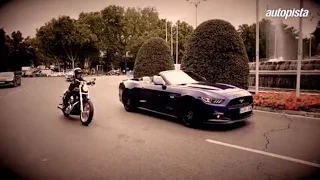 Un Ford Mustang y una Harley Davidson: una bonita historia de amor... en Madrid