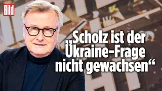 „Olaf Scholz ist ein schwacher Kanzler“ | Hans-Ulrich Jörges bei Viertel nach Acht