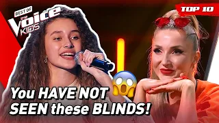 NEVER SEEN BEFORE Blind Auditions in The Voice Kids 2021! 😱 | Top 10