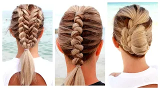 💦🔥Easy DIY BRAIDS and BUNS for Summer 💦🔥 for short to medium hair by Another Braid GREAT CREATIVITY