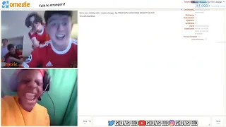 IShowSpeed meets football fans on Omegle and turns into Cristo Ronaldo