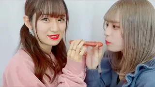 【百合キス】工口過ぎるポッキーゲーム　りんのとまほ　アイドル教室