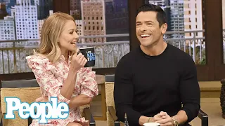 Mark Consuelos Makes His 'Live with Kelly and Mark' Debut Alongside Wife Kelly Ripa | PEOPLE