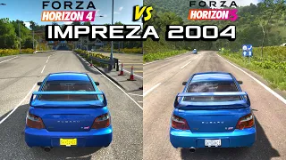 Forza Horizon 5 VS Forza Horizon 4 - Sound comparison SUBARU IMPREZA WRX STi 2004 (stock)