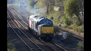 #131: Europhoenix Class 37800 passes Colwyn Bay & Llandudno Junction (12/04/21)