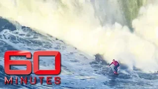 Raw and uncut - Riding the monster swell at Nazaré | 60 Minutes Australia