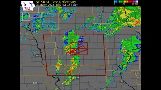 EAS Timeline: Historic EF-4 Wedge Tornado Strikes Winterset, Iowa NOAA Weather Radio