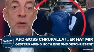 FALL CHRUPALLA: "Tino hat mir gestern Abend noch eine SMS geschrieben!" So geht es dem AfD-Boss