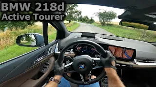 2022 BMW 218d Active Tourer | POV test drive | 0-140 km/h