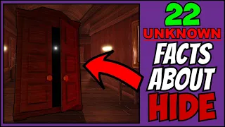 22 Secret Facts About Hide in Roblox Doors