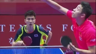 2016 WTTTC MT-SF CHN-KOR (1) Xu Xin - Lee Sangsu (full match|short form in HD)