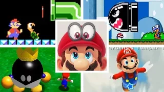 Evolution Of First Levels In Super Mario Game Series (1983-2017)