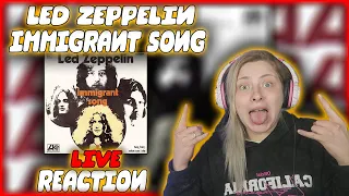 LED ZEPPELIN - Immigrant Song (Live 1972) || Reaction / First time Listen