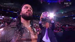 Roman Reigns WWE Entrance First time in front of crowd in year and half