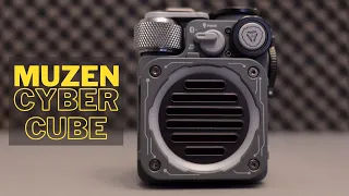 This Muzen Cyber Cube Bluetooth Speaker is tiny but it's almighty powerful!