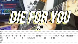 Die For You |©Joji |【Guitar Cover】with TABS