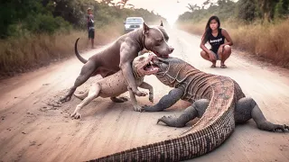 LAGARTO É DEVORADO POR CÃES CAÇADORES