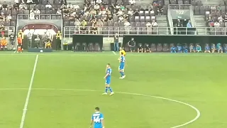 Dinamo Kiev vs Aris Thessaloniki (Rapid Bucharest fans singing 'Mircea Lucescu')