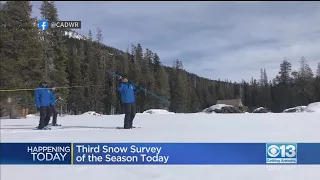 Snow Survey Finds Sierra Snowpack Down Considerably