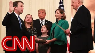 Trump apologizes to Kavanaugh and his family during ceremonial swearing-in