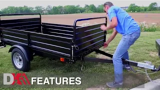 Detail K2 MMT5X7 5 ft. x 7 ft. Multi Purpose Utility Trailer FEATURES VIDEO