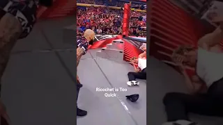 Logan Paul try to attack  Ricochet but tables are turned #wwe #raw #ricochet #loganpaul