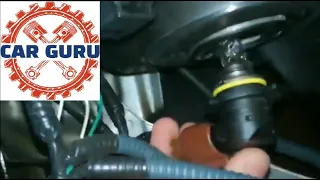 Headlight bulb How to remove Toyota Aygo, Citroen C1, Peugeot 108 #CarGuruDIY