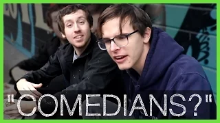 "Comedians?" on Skateboards Getting Falafel - Radjor