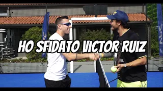 VICTOR RUIZ 1VS1 EMILIANO CARCHIA 🎾 CHALLENGE IN 2 SET! | Sfida i campioni! Padel - PADELREVIEW