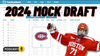 2024 NHL Mock Draft | Pre-Lottery 2024 NHL Draft Simulation