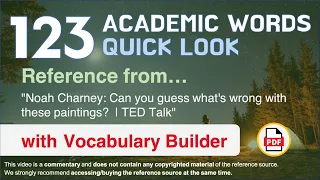 123 Academic Words Quick Look Ref from "The billion-dollar pollution solution [...] | TED Talk"