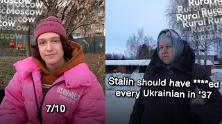 From 1 to 10, how much do you hate Ukrainians?