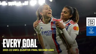 Every Goal From The Second Legs Of The 2021-2022 UEFA Women's Champions League Quarter-finals