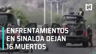 Enfrentamientos en Sinaloa dejan al menos 16 muertos - Las Noticias