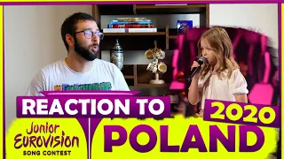 Alicja Tracz I'll Be Standing Poland 2020 Junior Eurovision Reaction