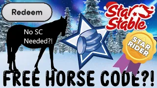 *FREE* NEW SSO FREE HORSE WORKING REDEEM CODE! (STAR STABLE)