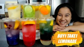 Buy 1 Take 1 Lemonade for ₱100! Tag init Negosyo Drink!