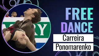 CARREIRA / PONOMARENKO (USA) | Ice Dance Free Dance | Shanghai 2024 | #FigureSkating