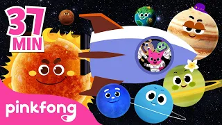 Eight Planets and more | Best Space Songs | Planet Songs | MIX | Pinkfong Songs for Children