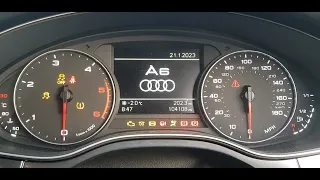 audi a6 c7 2.0 tdi 177 bhp cold start