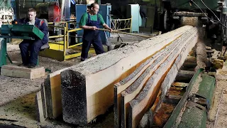 Incredible Modern Automatic Wood Processor Production . Amazing Modern Wood Cutting Machines Working