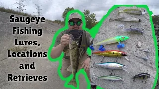 HOW TO: Catching Saugeye in the Great Miami River ( Lures, Locations and Retrieves )