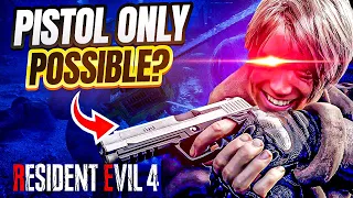 Can You Beat Resident Evil 4 Remake With ONLY A Pistol?