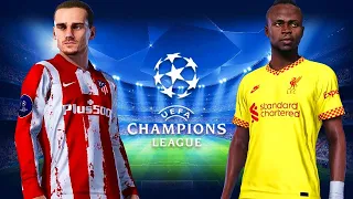 Atletico Madrid v Liverpool Champions League 2021/22 PES 2021