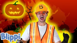 BLIPPI - Halloween Song | Learn | ABC 123 Moonbug Kids | Fun Cartoons | Learning Rhymes